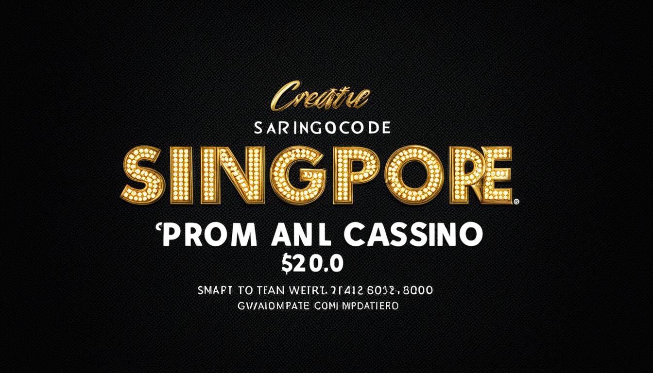 Kode Promo Spesial Casino Online Singapore